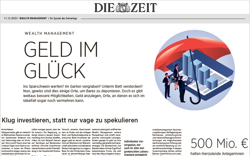 DIE ZEIT – Geld im Glück